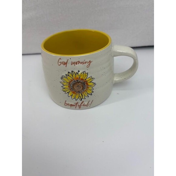Global Other - Sunflower Coffee Mug “Good Morning Gorgeous” 2 Sided Global Design Connections